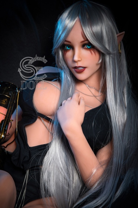 Sex lalka Fantasy 150 cm Samantha E Cup – demoniczna elfka TPE Premium